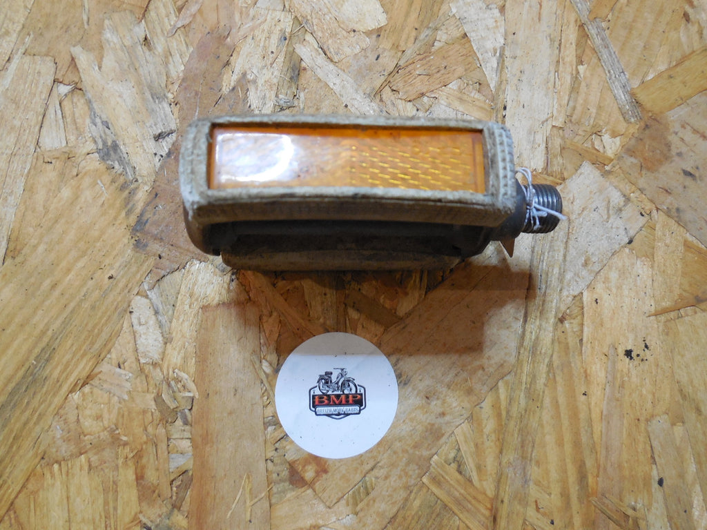Pédale De Solex Vintage – DEA, Blanche, Caoutchouc, Fabrication Française