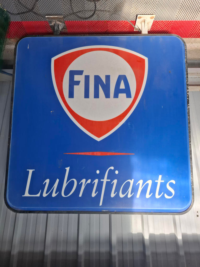 grande enseigne lumineuse  FINA