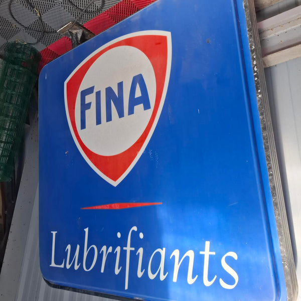 grande enseigne lumineuse  FINA