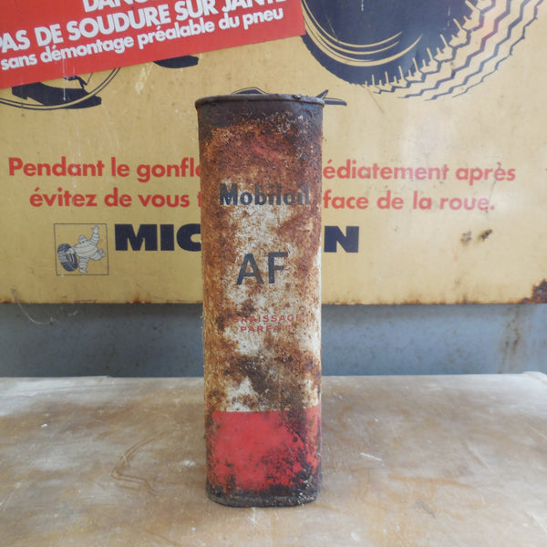 Bidon ancien Mobiloil