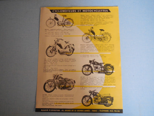 ancienne affiche publicitaire  GNOME RHONE