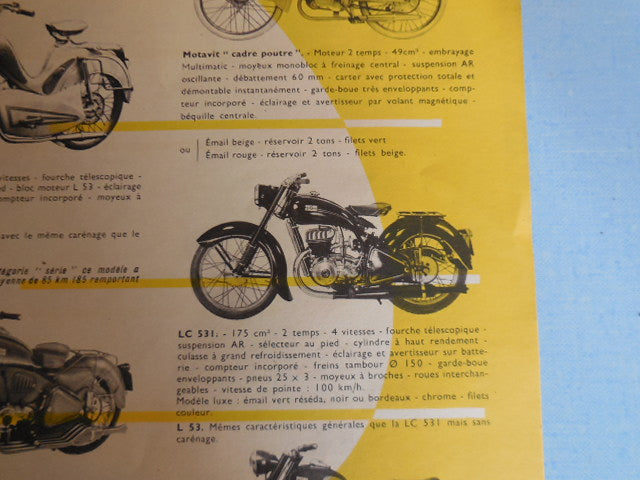 ancienne affiche publicitaire  GNOME RHONE
