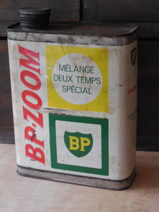 Ancien Bidon d'huile BP-ZOOM