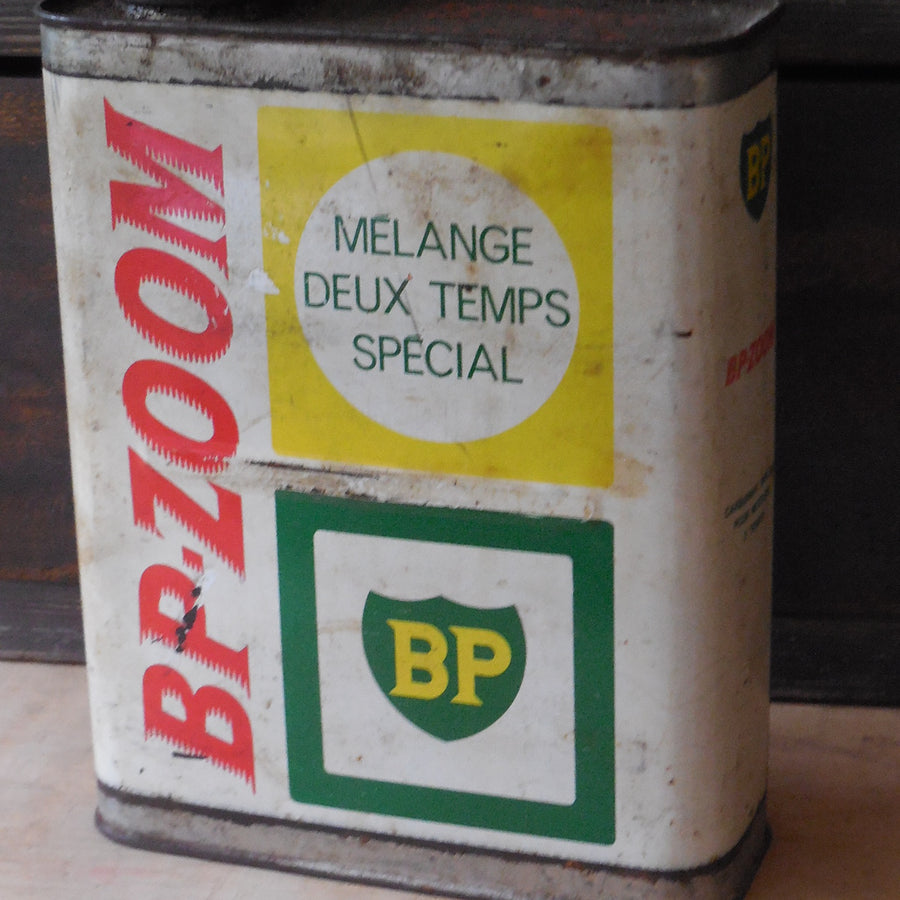 Ancien Bidon d'huile BP-ZOOM