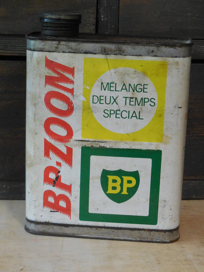 Ancien Bidon d'huile BP-ZOOM