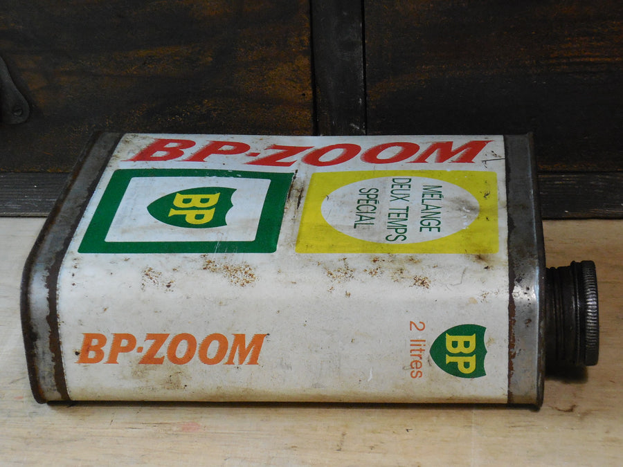 Ancien Bidon d'huile BP-ZOOM