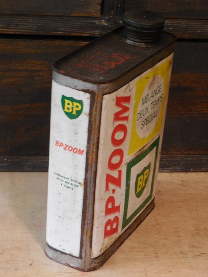 Ancien Bidon d'huile BP-ZOOM