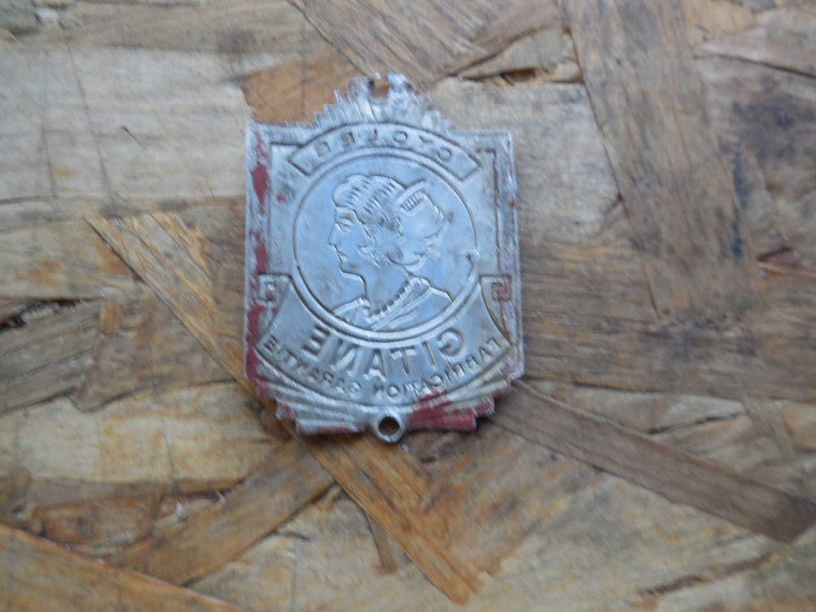 plaque cadre gitane