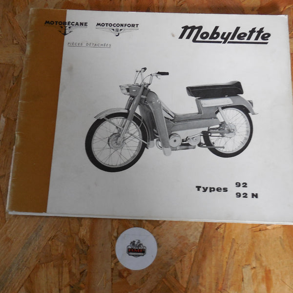 catalogue pièces détachées  mobylette  Motobécane