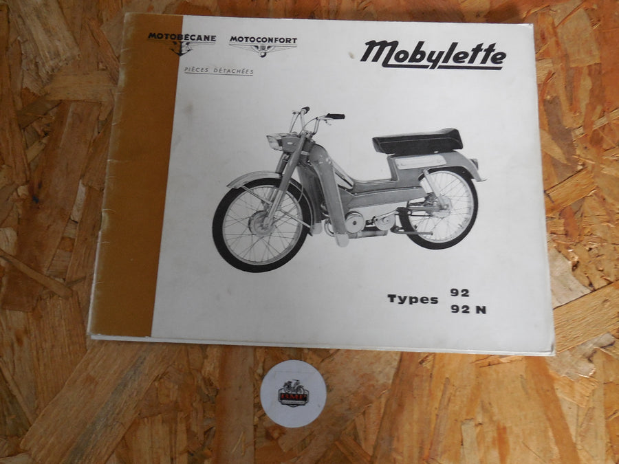 catalogue pièces détachées  mobylette  Motobécane