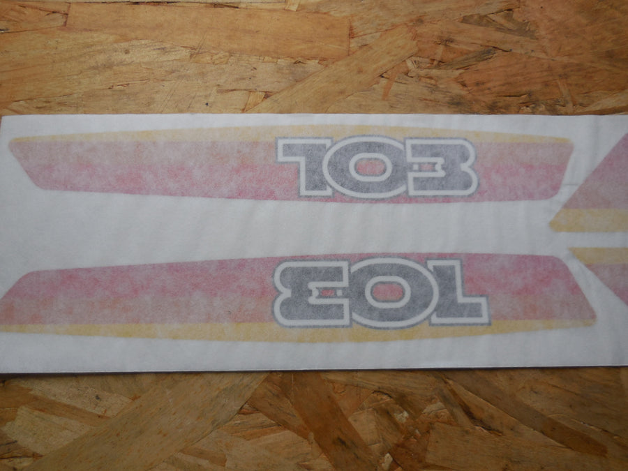 POCHETTE AUTOCOLLANT  STICKERS PEUGEOT  103