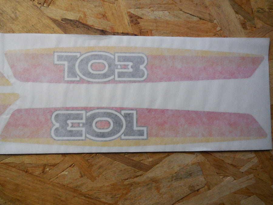 POCHETTE AUTOCOLLANT  STICKERS PEUGEOT  103