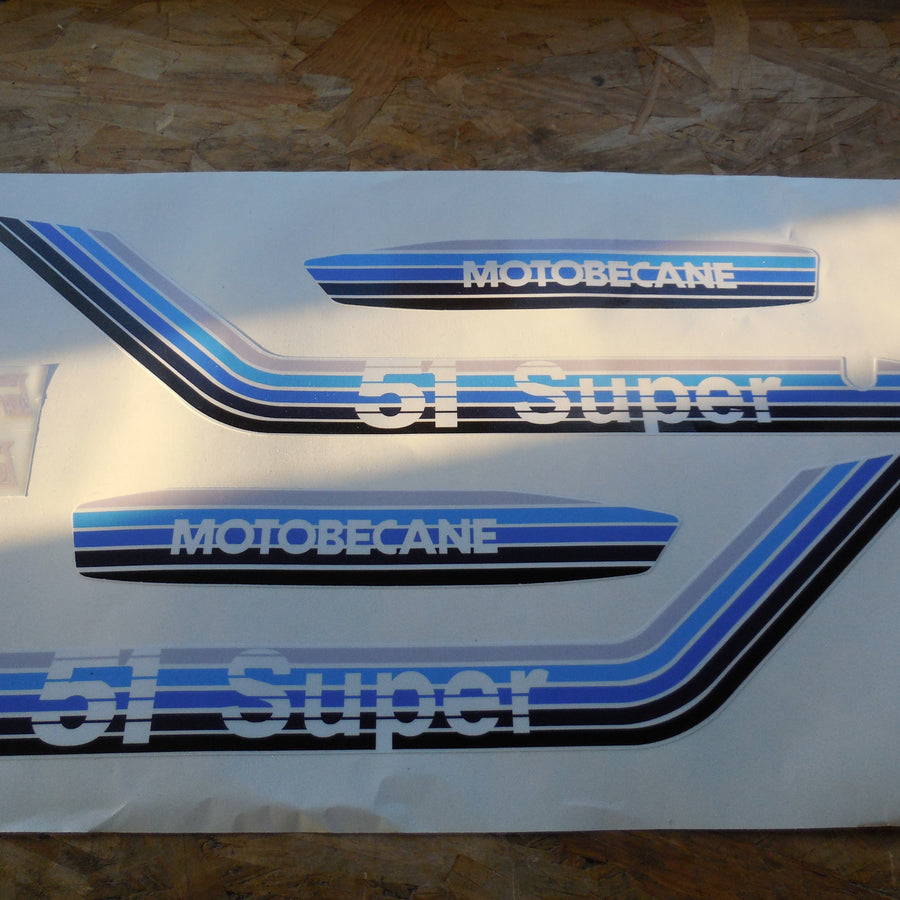 autocollant motobecane 51 super