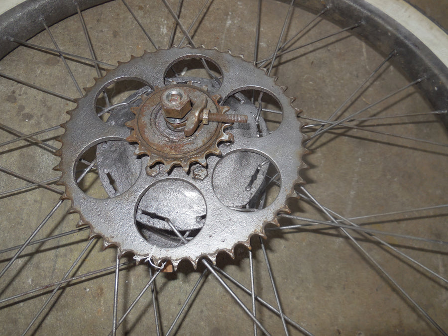 jante / roue motobloc  arriere   motobloc