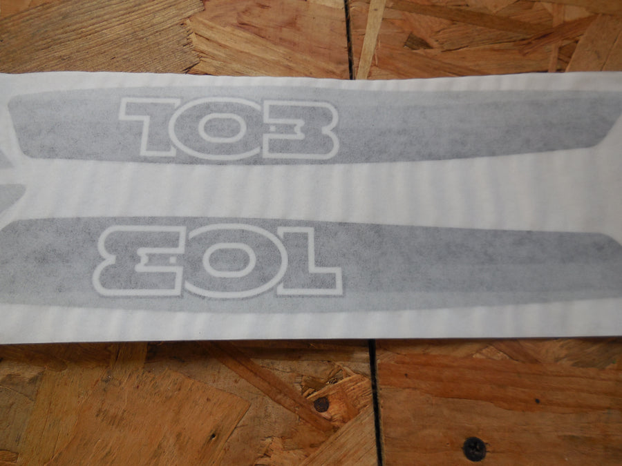 planche autocollants 103 peugeot