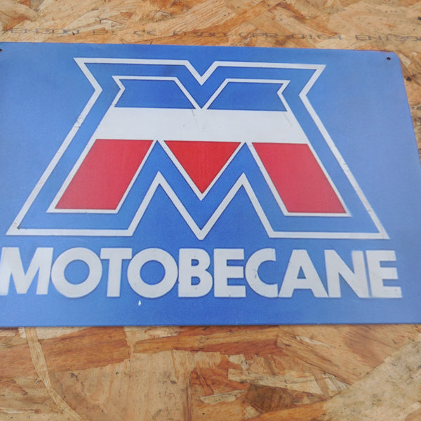 plaque  publicitaire motobécane