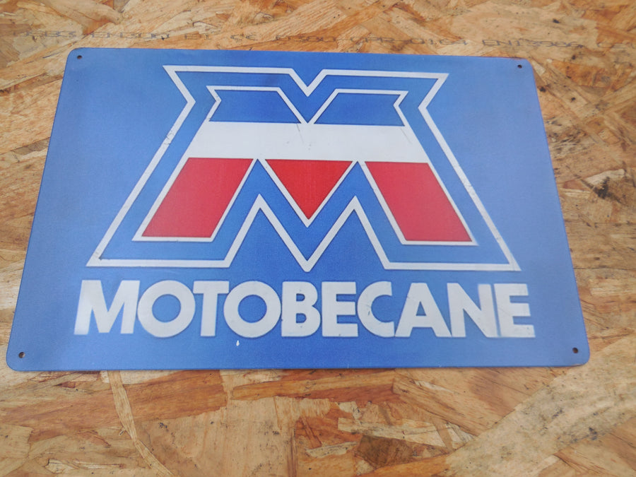 plaque  publicitaire motobécane