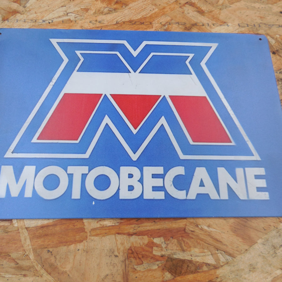 plaque  publicitaire motobécane