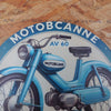 plaque  publicitaire  Av  60  motobécane