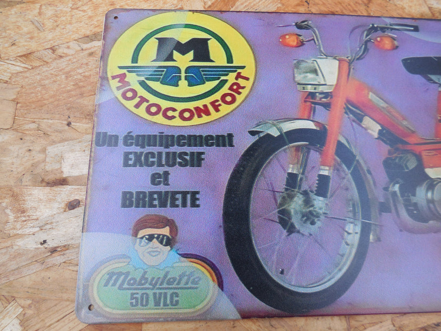 plaque publicitaire motobecane 50