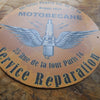 plaque publicitaire motobécane